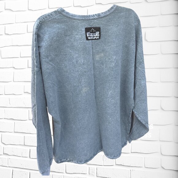 Vintage Ezze Wear “Honey-Komb” Cotton Sweatshirt Gender Neutral Large - Picture 2 of 8